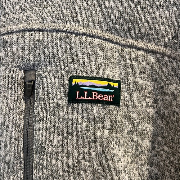 L.L. Bean Sweater Fleece Full-Zip Jacket - Picture 3 of 5
